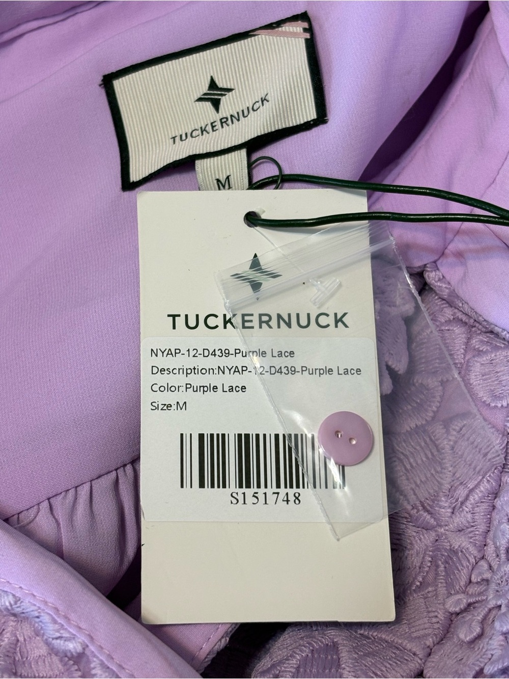 Tuckernuck Lilac Lace Palmerston Dress NWT - Picture 5 of 6